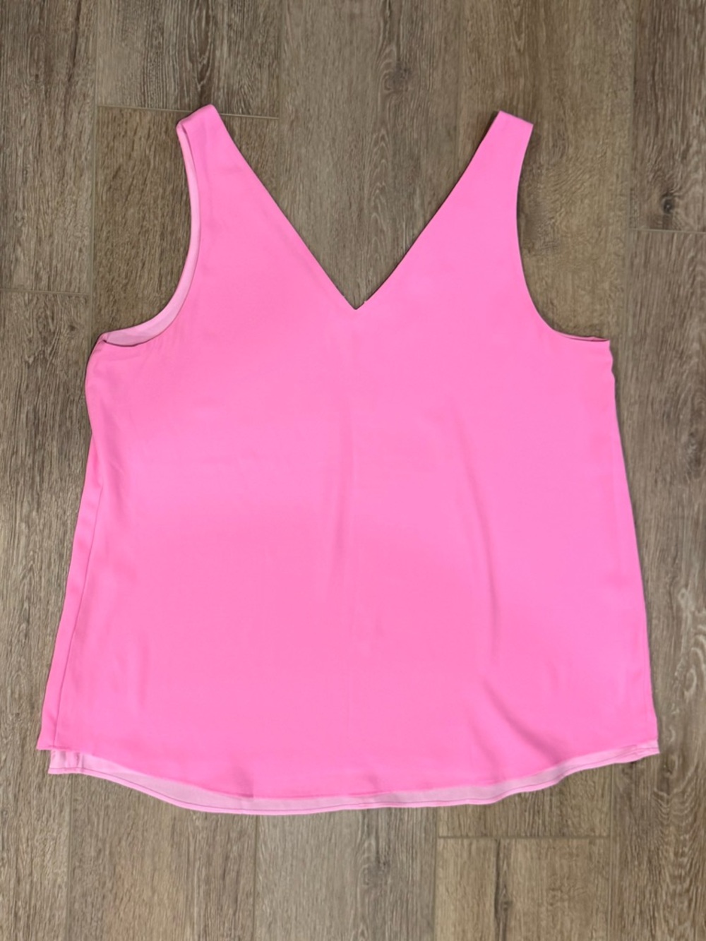 Lilly Pulitzer Reversible Neon Pink V-Neck Sleeveless Tank